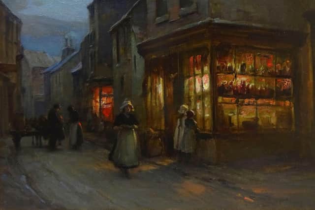 Evening at Staithes, by William Pratt.