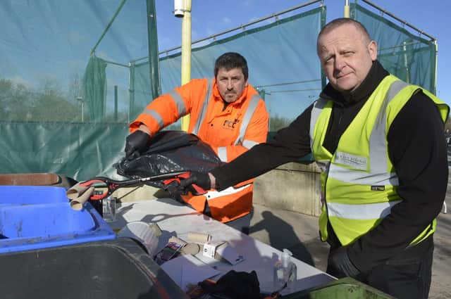 If the bag sorting trial in Driffield is a success, it may be introduced at all household waste recycling sites across the East Riding. Photo submitted