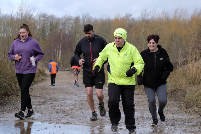 Dodging the puddles at North Yorkshire Water Park parkrun

Photo by Richard Ponter