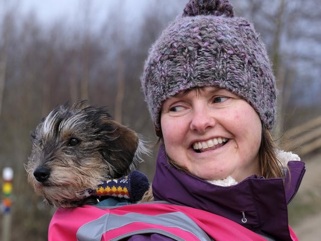 Enjoying the day at North Yorkshire Water Park parkrun
Photo by Richard Ponter