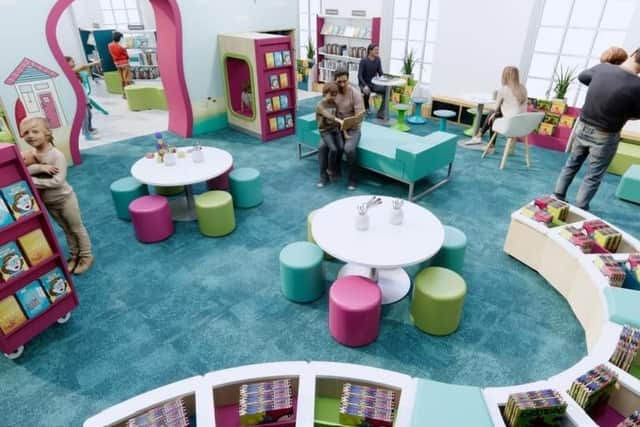 Artists' impression of how Scarborough Library could look.