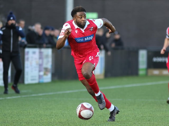 Scarborough Athletic defender Kieran Weledji