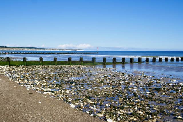 This beautiful photograph showing the water amongst the rocks on Bridlington’s north side was sent in by Aled Jones.