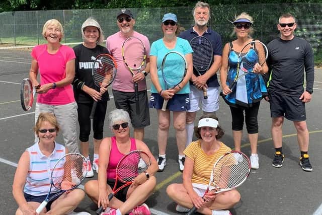 Whitby Tennis Club players at an event last season