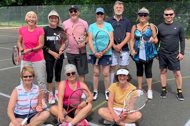Whitby Tennis Club players at an event last season