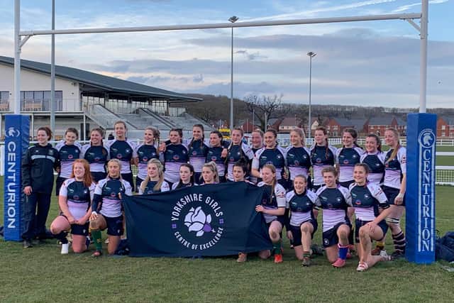 The Yorkshire team line up at the national festival