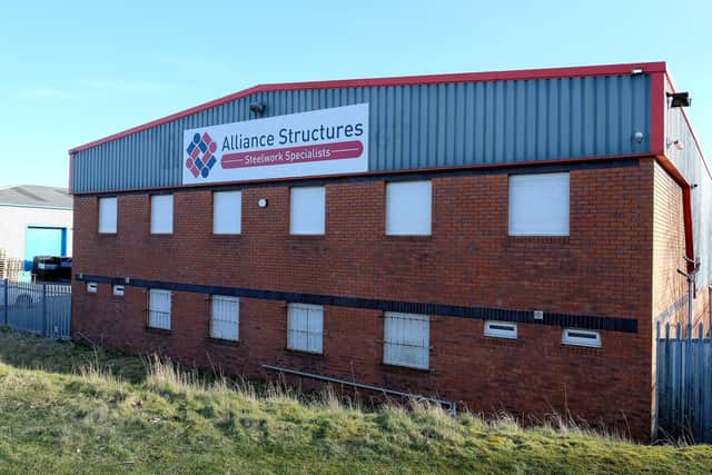 Alliance Structures closed its gates three weeks ago and is in administration.