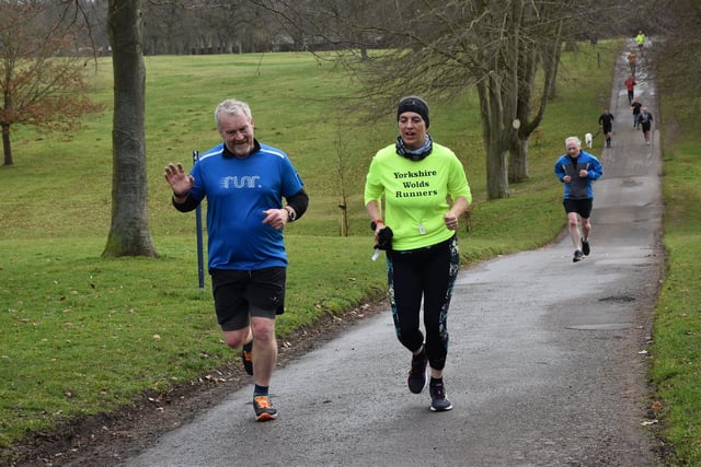 Sewerby parkrun action
