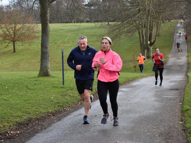 Bridlington Road Runners' Laura Nurse, right, set a PB at Sewerby parkrun