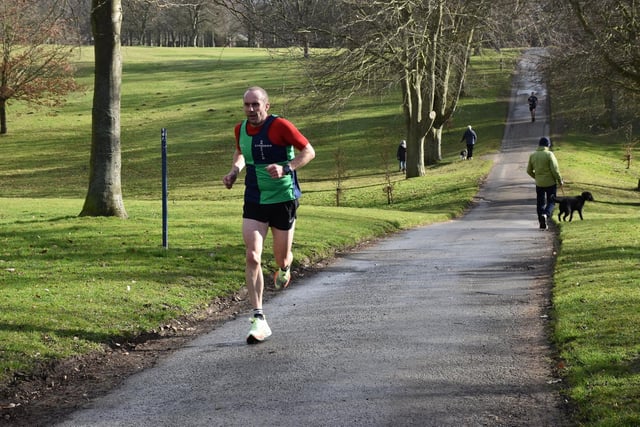 A Driffield Strider in action at Sewerby parkrun