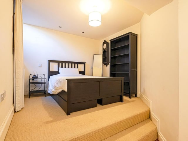 Open entry to this bedroom within the maisonette.