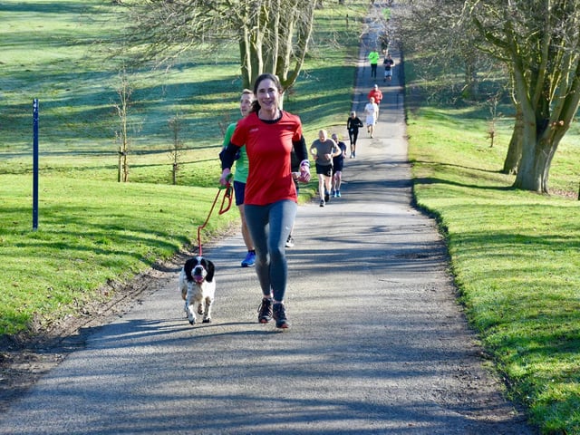 Sewerby Parkrun action