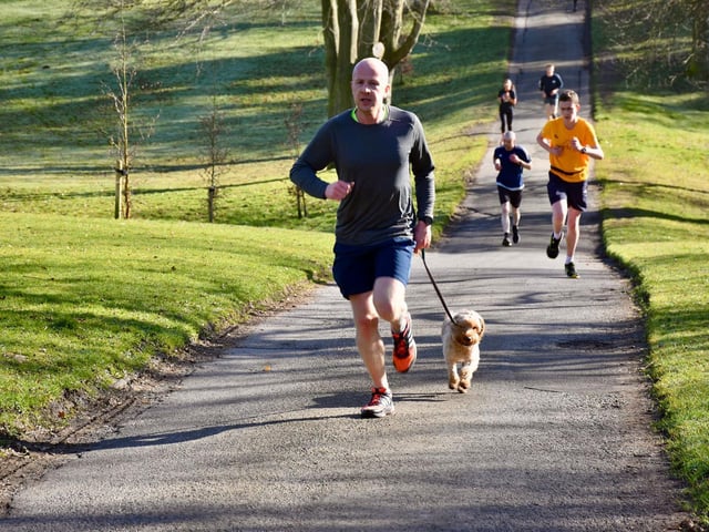 Sewerby Parkrun action