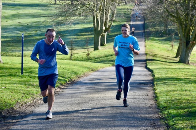 Action from Sewerby Parkrun