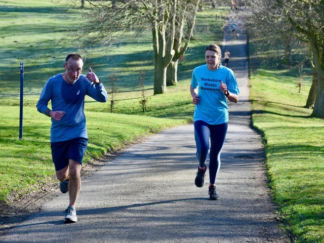 Action from Sewerby Parkrun