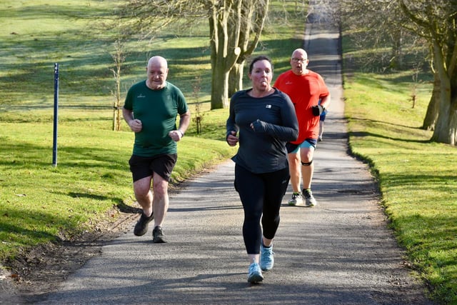 Action from Sewerby Parkrun