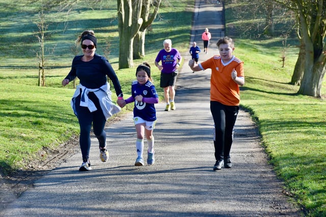 Sewerby Parkrun action