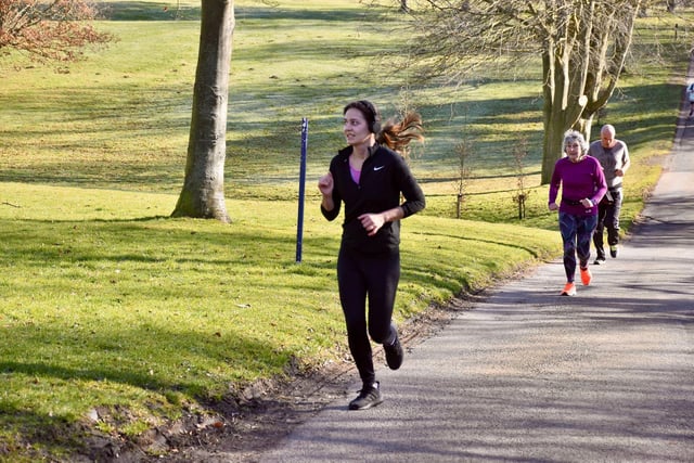 Action from Sewerby Parkrun