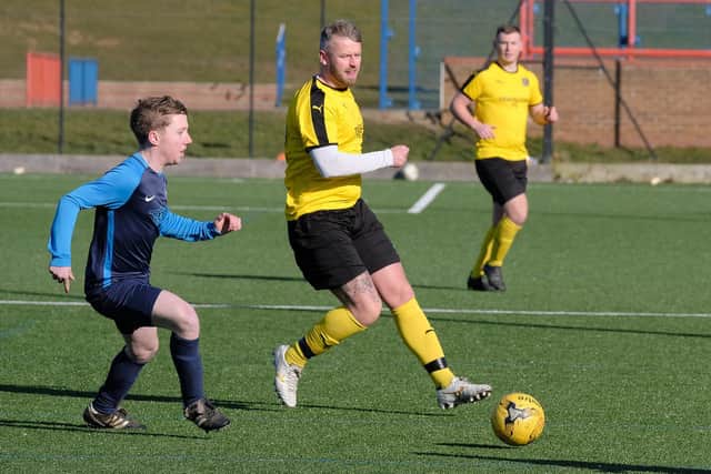 Sean Exley netted for Trafalgar in their 4-0 semi-final win at Newlands