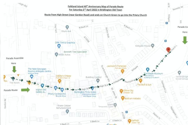 Organisers of the event are calling for people to line the streets as the parade makes its way to the Priory service, which starts at 3pm, and support the veterans. Image submitted