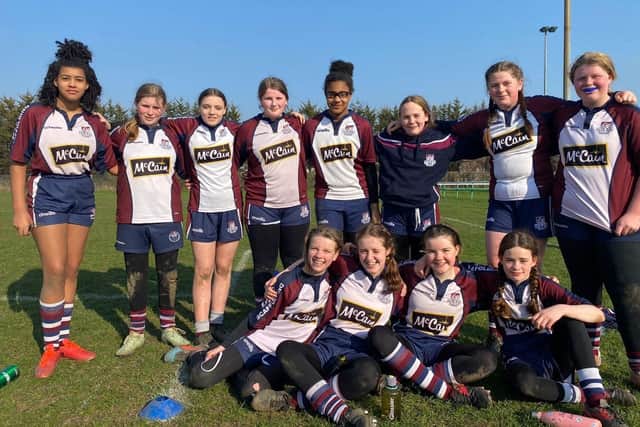 Scarborough RUFC Girls UNder-13s at Thorne