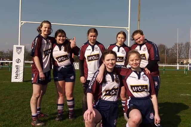 Scarborough RUFC Girls UNder-15s at Thorne
