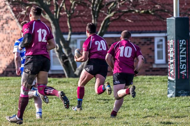 George Reeves scored a try in the home win for Whitby Maroons against Barnard Castle