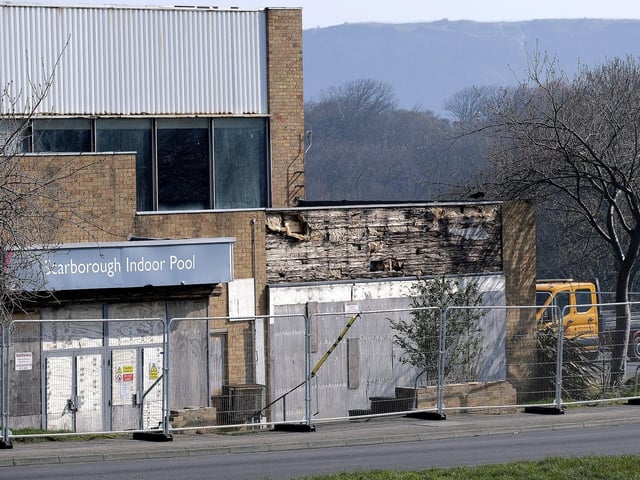 The pool has stood empty since it was boarded up in 2017.