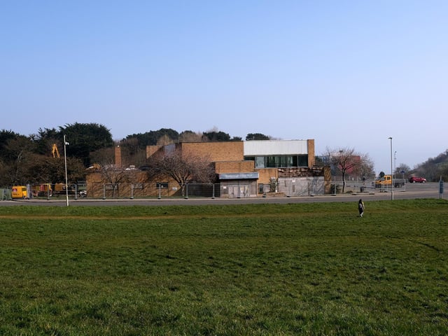 The former pool site will soon no longer stand.