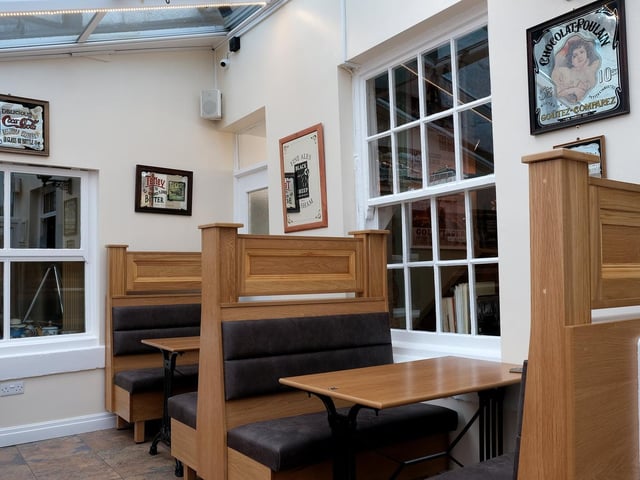 The conservatory area.
