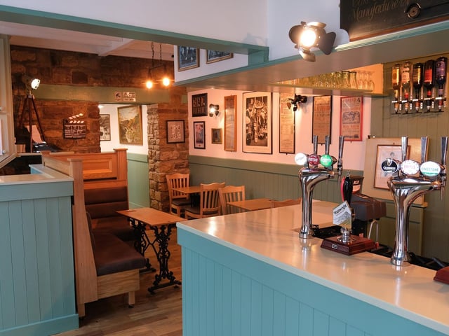 The new bar area.