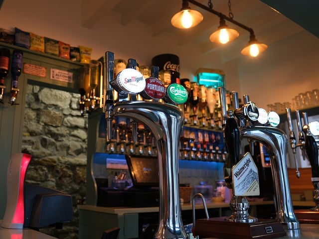 The new bar area.