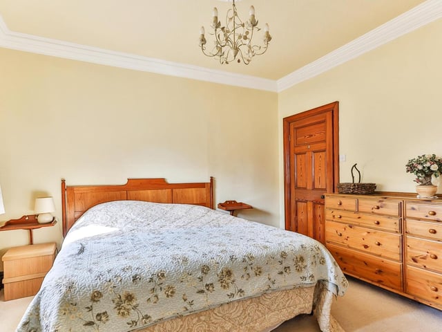 One of the double bedrooms within the property.