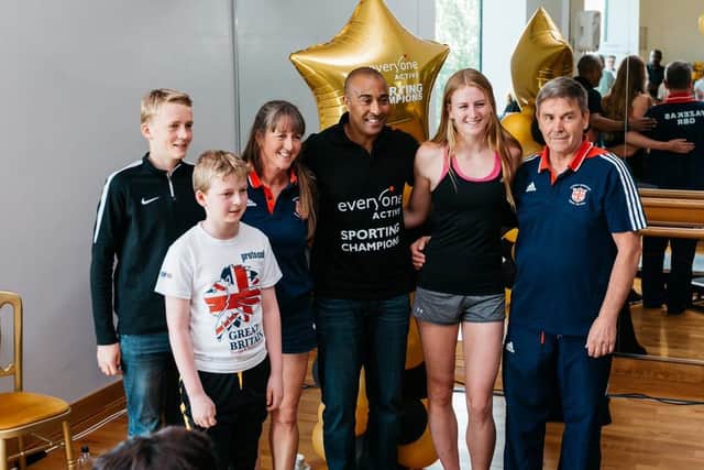 Gold medallist Colin Jackson is taking part in the scheme