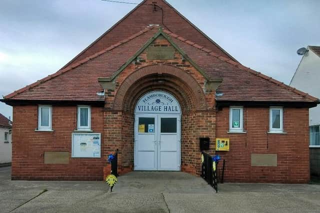 Flamborough Village Hall.