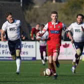 Kieran Glynn pushes on for Scarborough Athletic against Matlock Town

Photo by Morgan Exley