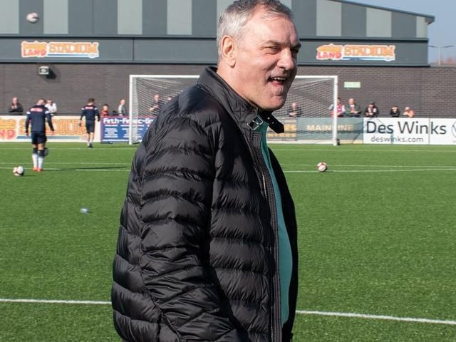 Scarborough FC legends on the pitch before Scarborough Athletic 0 Matlock Town 0
Photo by Morgan Exley