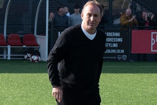 Scarborough FC legends on the pitch before Scarborough Athletic 0 Matlock Town 0
Photo by Morgan Exley