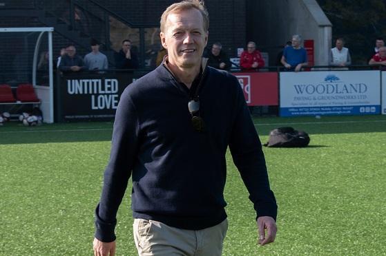 Scarborough FC legends on the pitch before Scarborough Athletic 0 Matlock Town 0
Photo by Morgan Exley