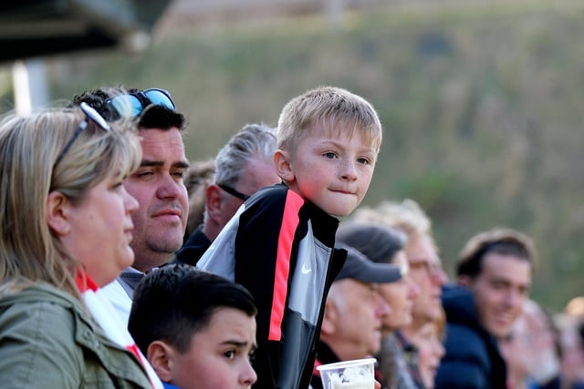 Fans enjoy the action in the 0-0 draw between Boro and Matlock Town