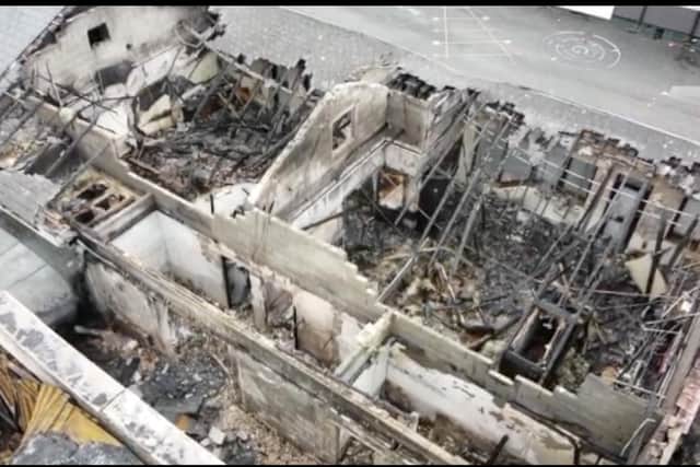 The fire devastated the old Overdale School in Eastfield. (Credit: John Houghton)