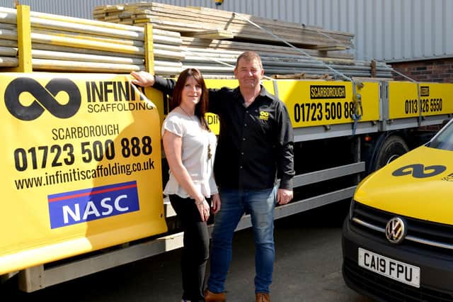 Infiniti Scaffolding directors Joe and Lisa Naylor