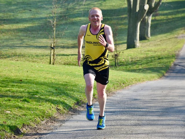Bridlington Road Runners' Simon Ellerker at Sewerby Parkrun
Photo by TCF Photography