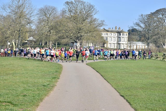 Action from the start of the Sewerby Parkrun

Photo by TCF Photography