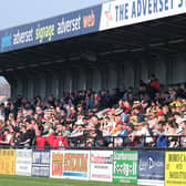 The Boro fans cram into the Flamingo Land Stadium for the 0-0 draw against rivals Matlock Town

Photo by Richard Ponter