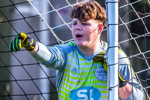 Sleights keeper Dylan Humble
