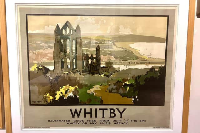Whitby Abbey, by Frank Henry Mason.