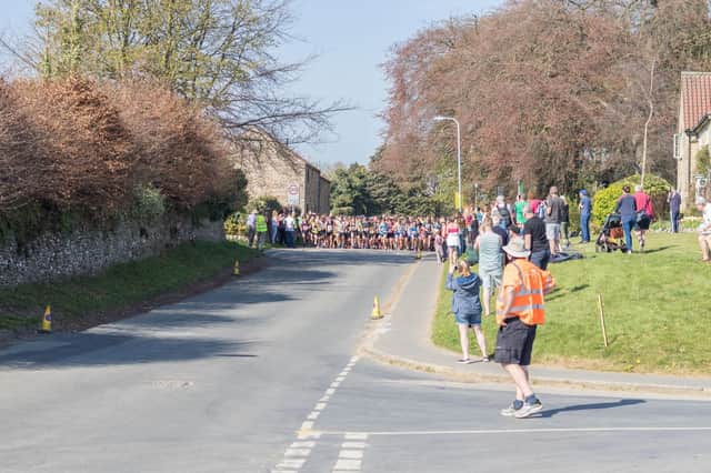 Getting ready for the start of the 2019 Helmsley 10K Multi Terrain Challenge