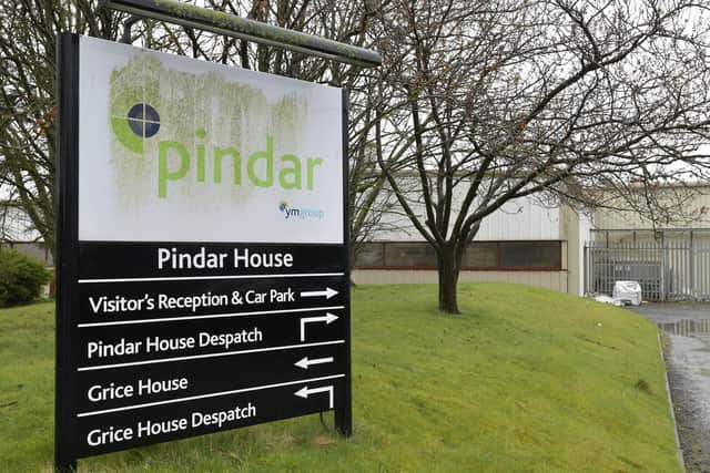 Pindar House on the industrial estate at Eastfield has ceased all operations.