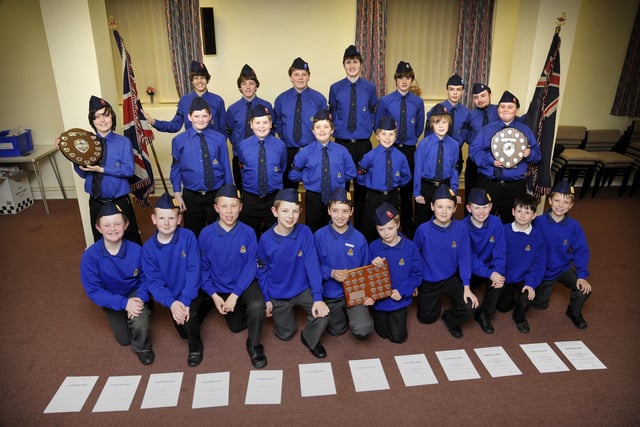 Pictured are the 5th Boys Brigade competition winners.